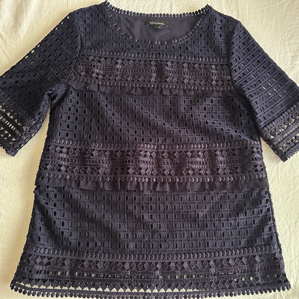 Lace Top Banana Republic